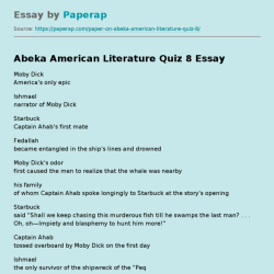 Abeka american literature test 12