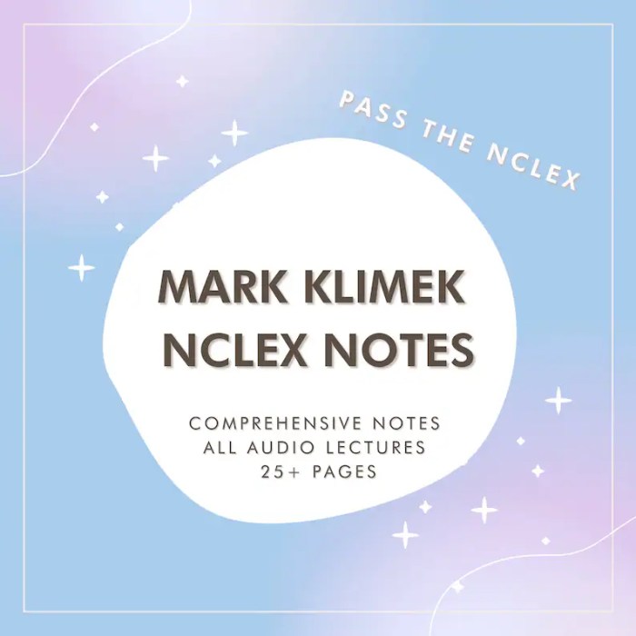 Mark klimek lecture notes 1-12