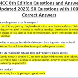 Tncc 8th edition test answers