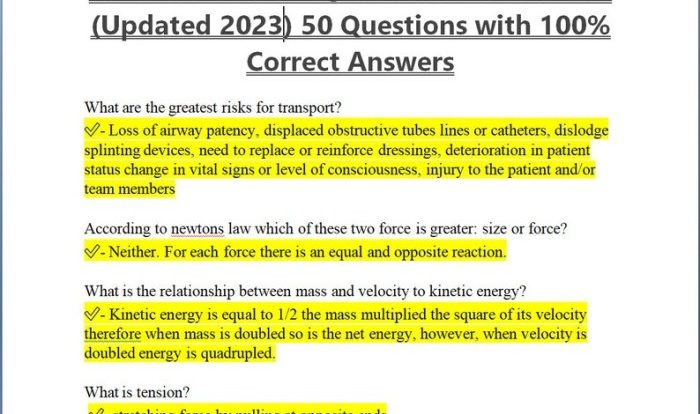 Tncc 8th edition test answers