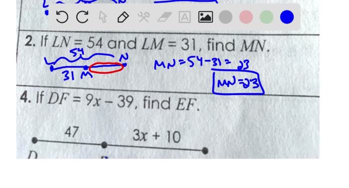 Geometry basics angle addition postulate answer key