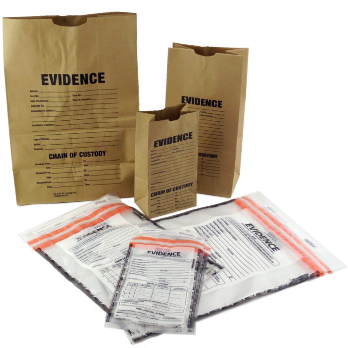 Evidence crime collecting scene bag put use being basics